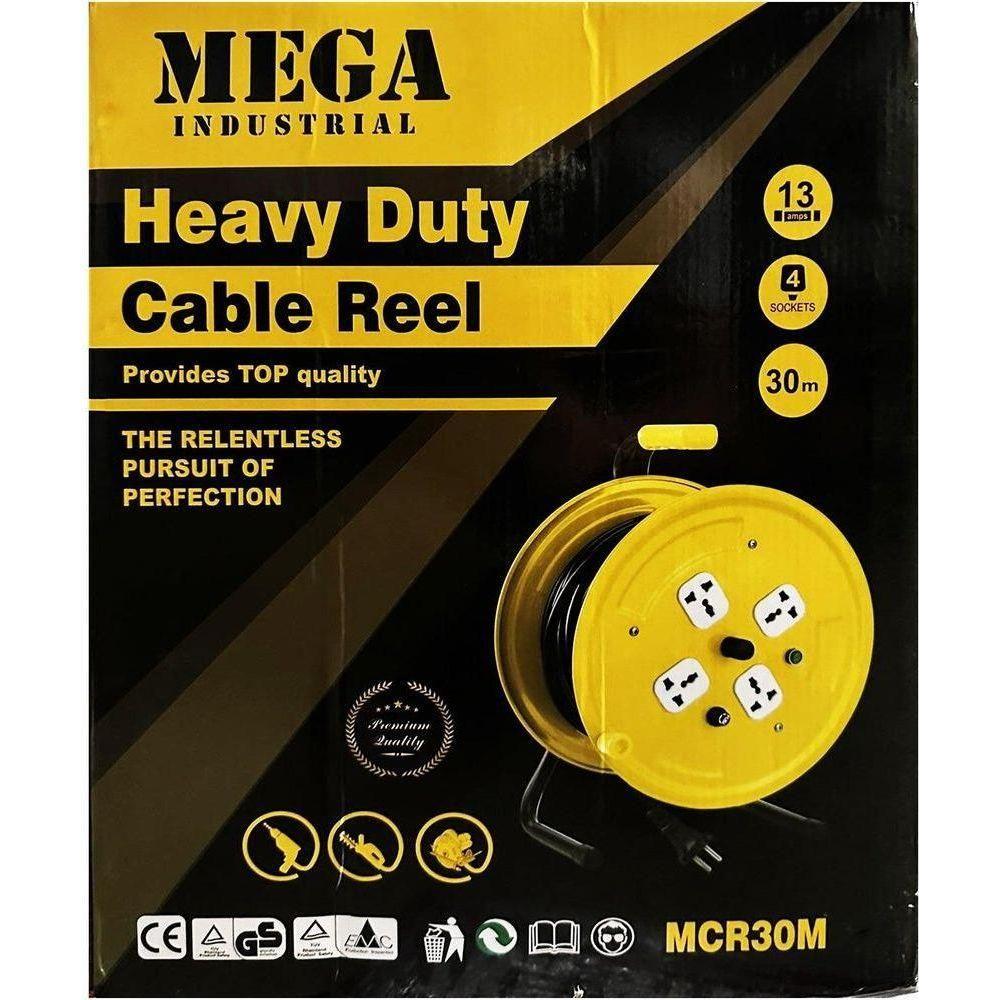 Megatools MCR30M Extension Cord Cable Reel Set 30 meters - KHM Megatools Corp. Megatools MCR30M Extension Cord Cable Reel Set 30 meters - KHM Megatools Corp.
